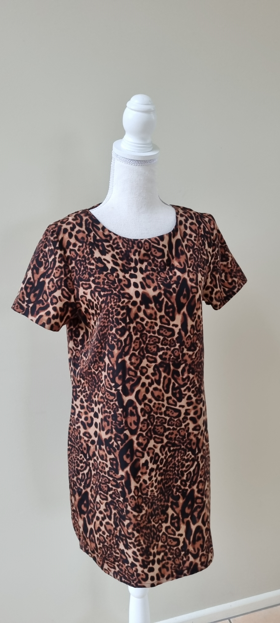 All About Eve Leopard Print Mini Dress Size 10, image 3