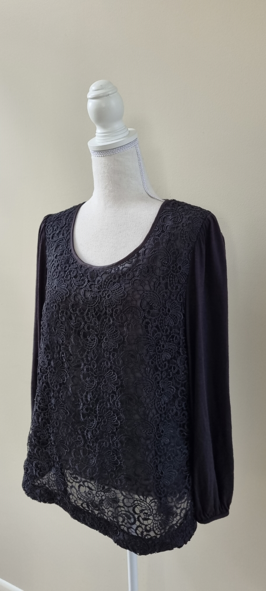 Sable & Minx Merino Contrast Top size 14, image 2