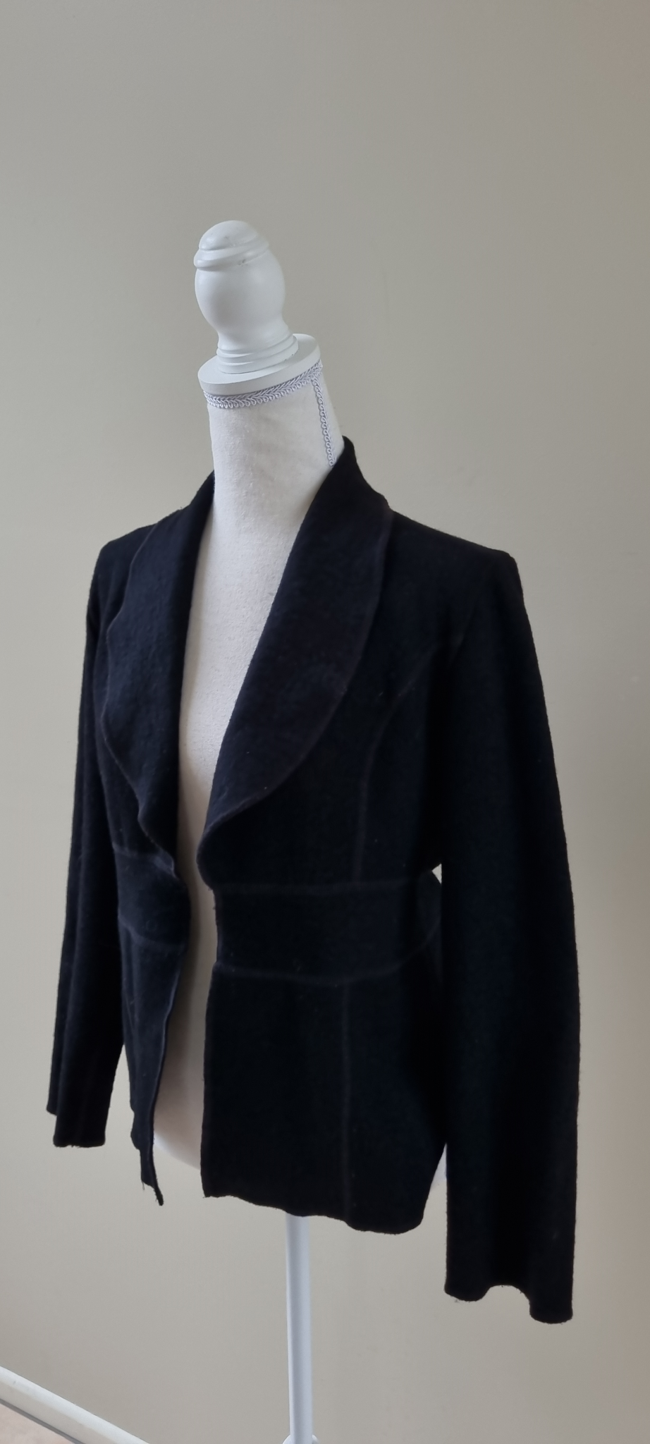 Miriam Gibson Black Wool Blend Jacket size 10, image 2