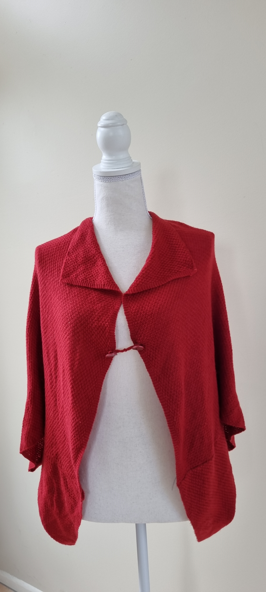 Twin Lakes Wool Alpaca Blend Cape Cardigan size 14