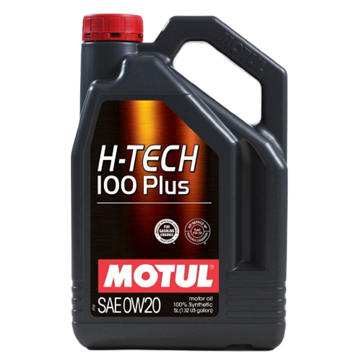 5 Litre Bottle Of Motul H-Tech 0W20 100% Synthetic Oil