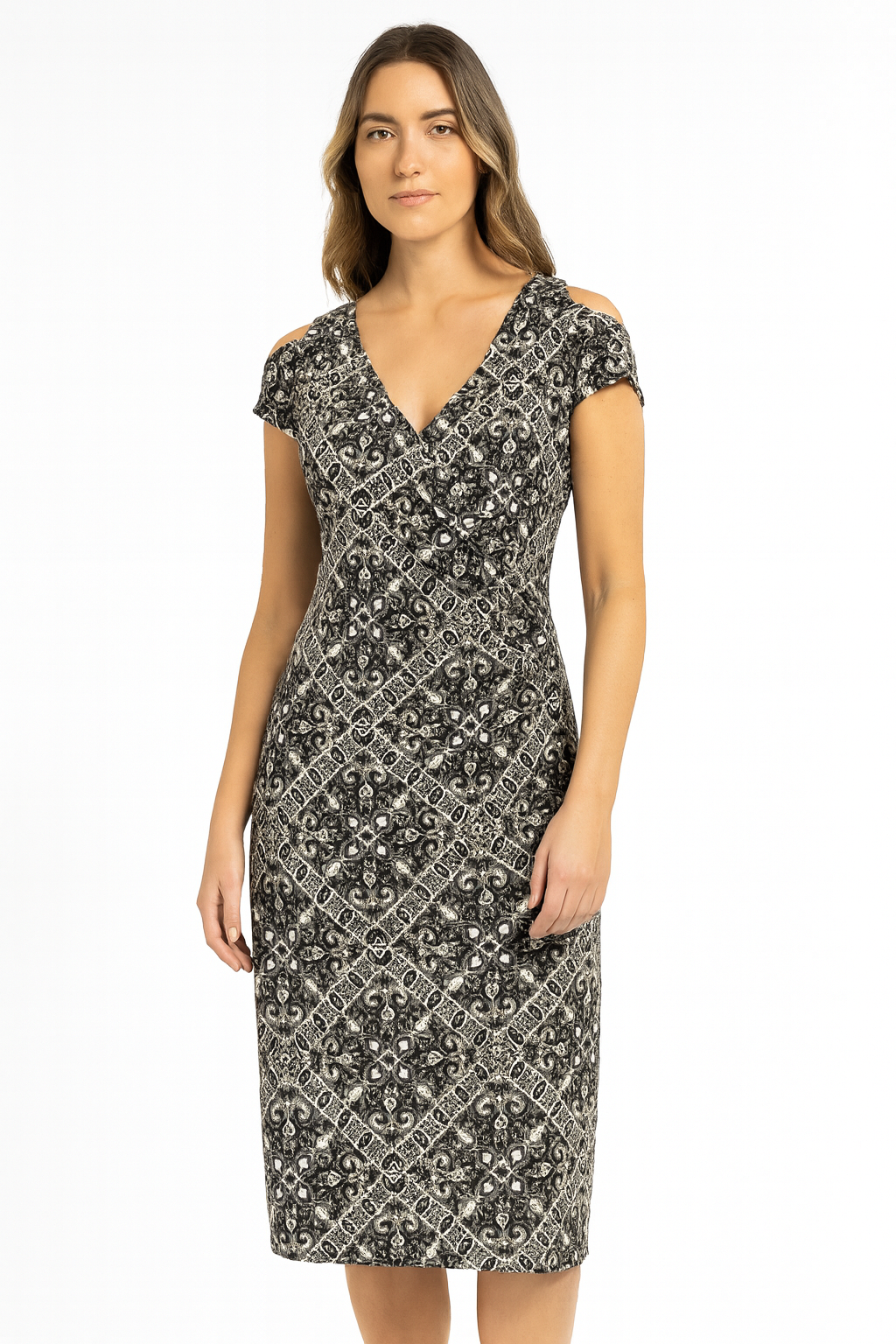 Blue Illusion Dress Size S New