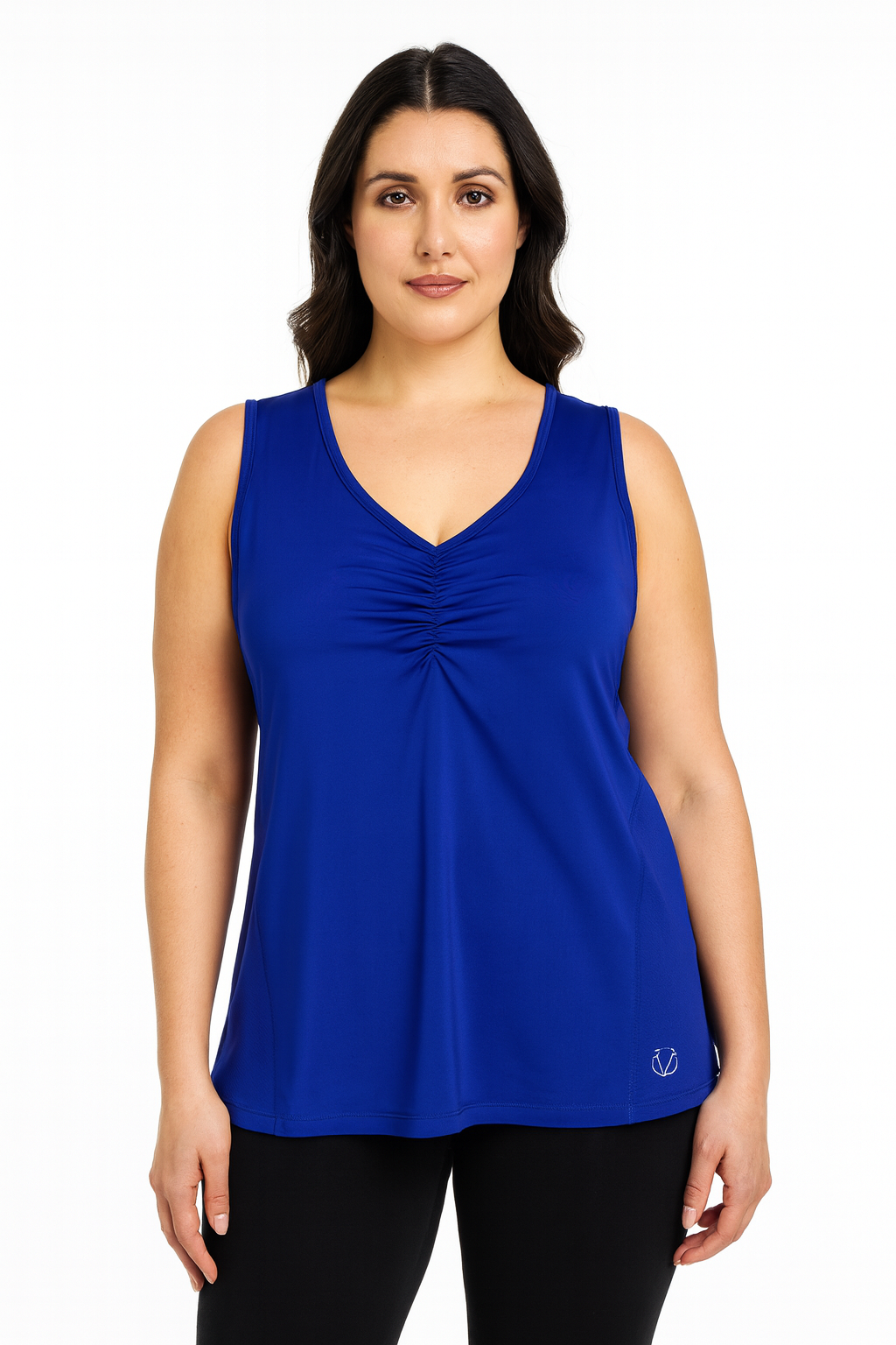 Virtu Active Blue Active Wear Top size M / 18