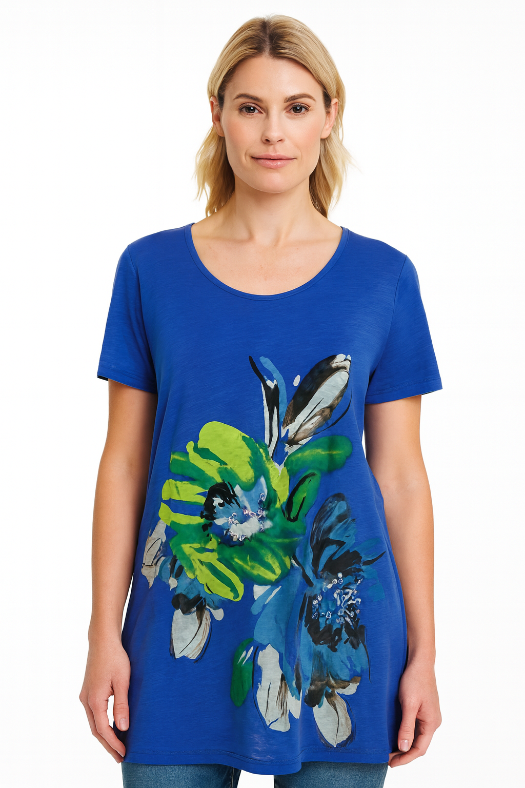 Whistle Blue Top size L / 14