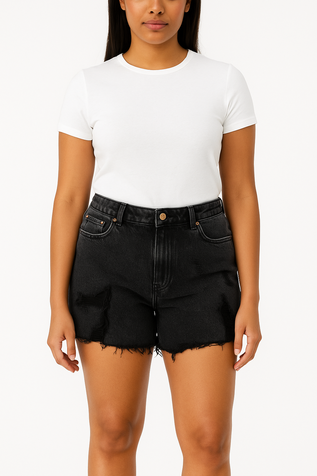 Glassons Denim Shorts size 16, image 2