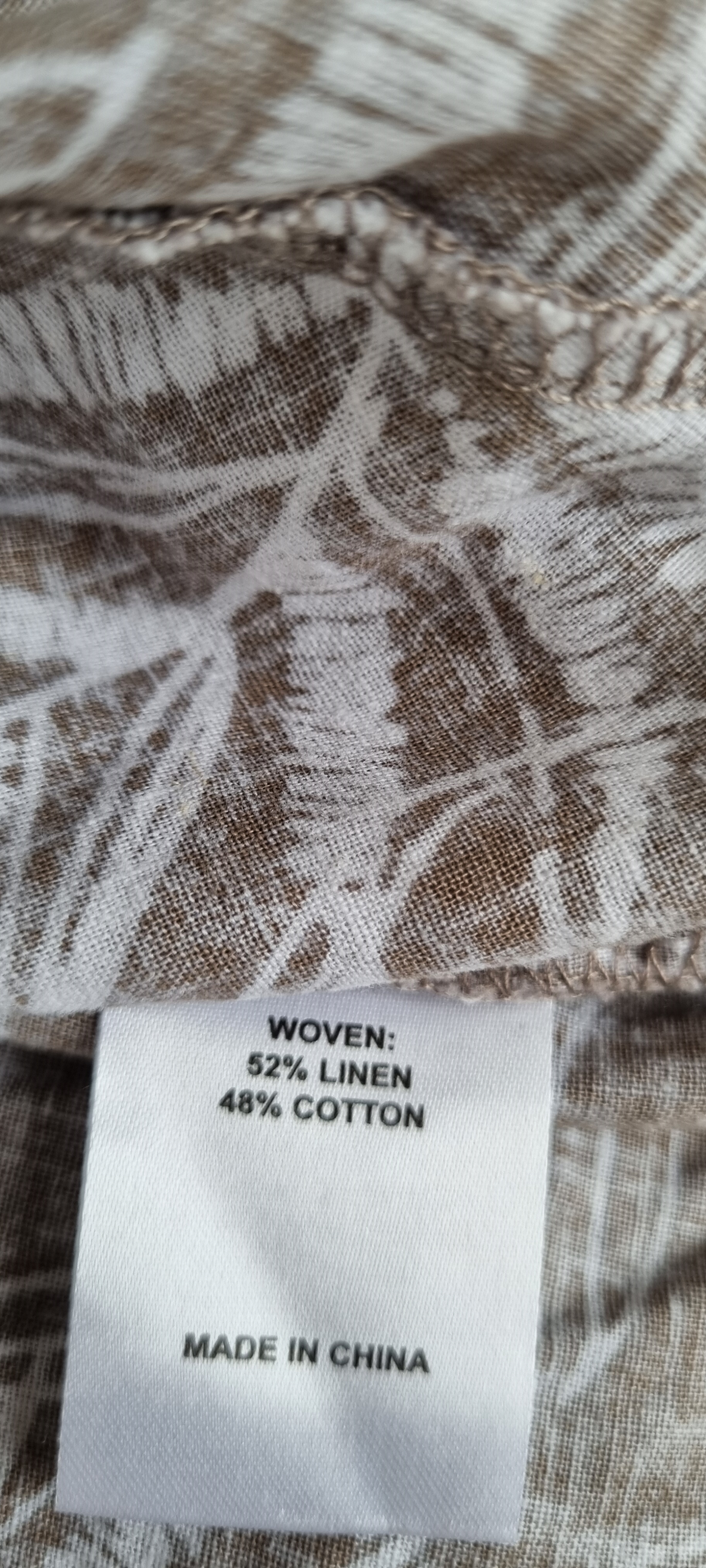 Virtuelle Linen Blend Tunic Dress Size 22, image 4