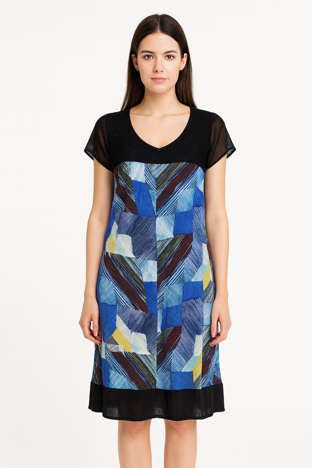 Verge Silk Blend Mystique Dress size 10