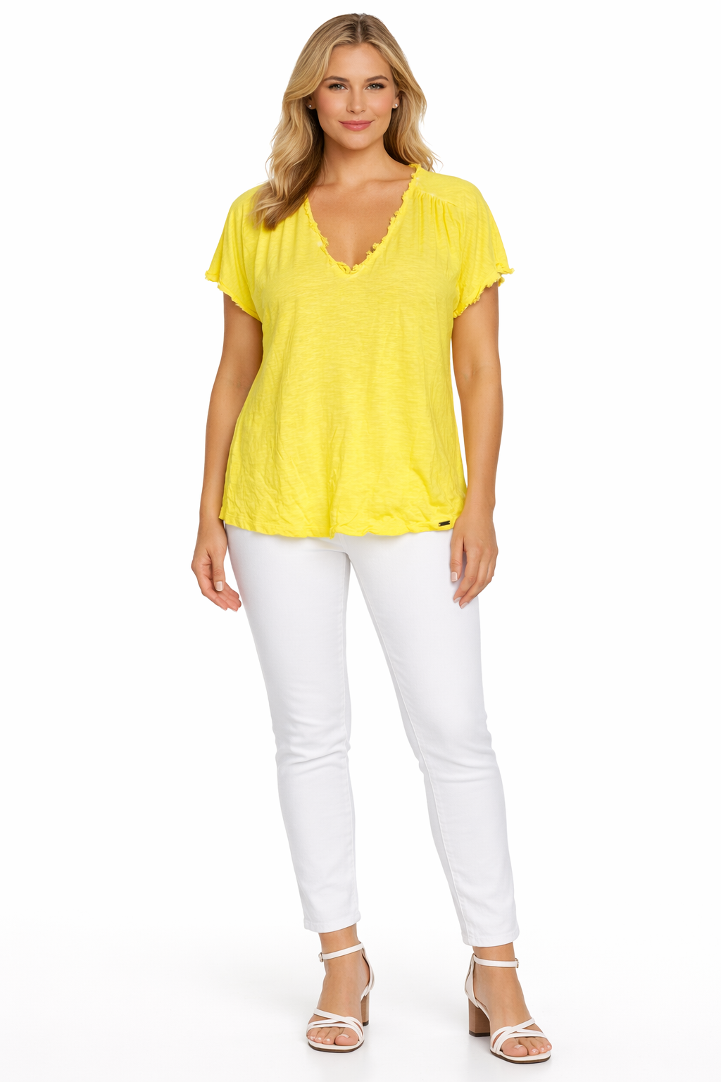 Verge Yellow Top size L / 14