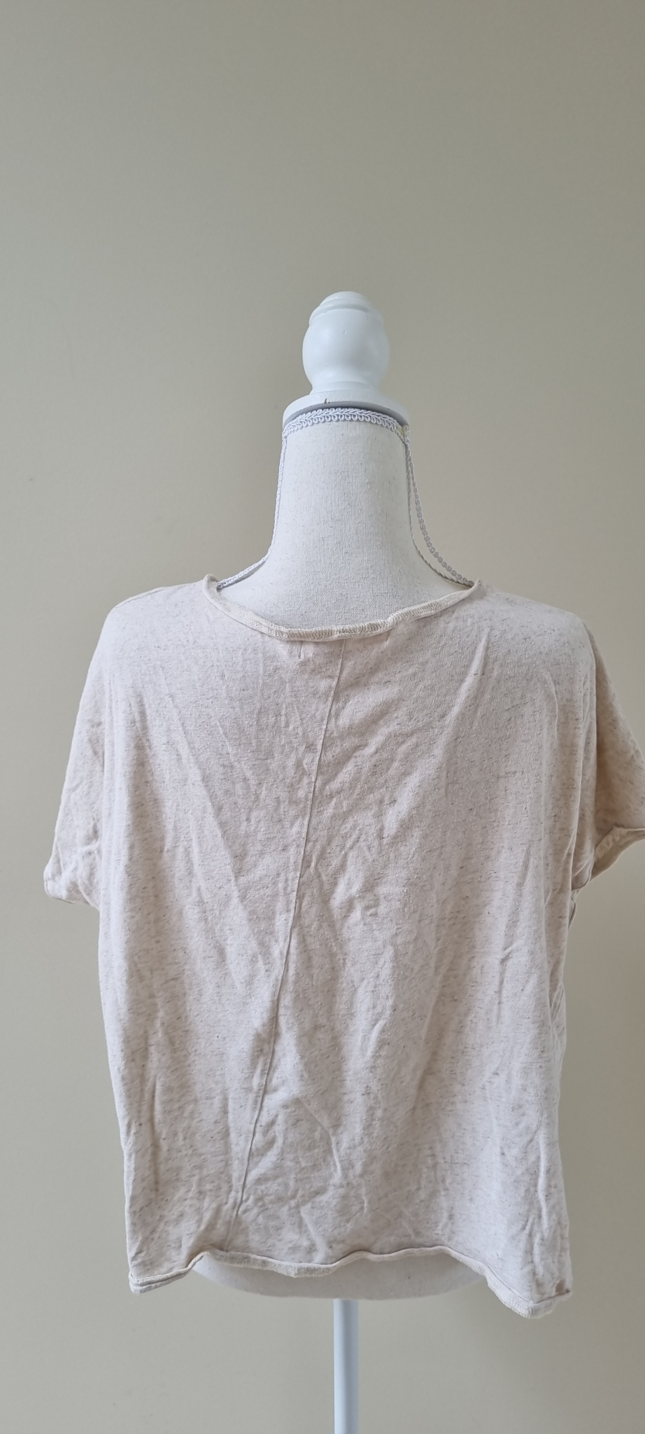 Isle of Mine Linen Blend Tunic Top size 14, image 3
