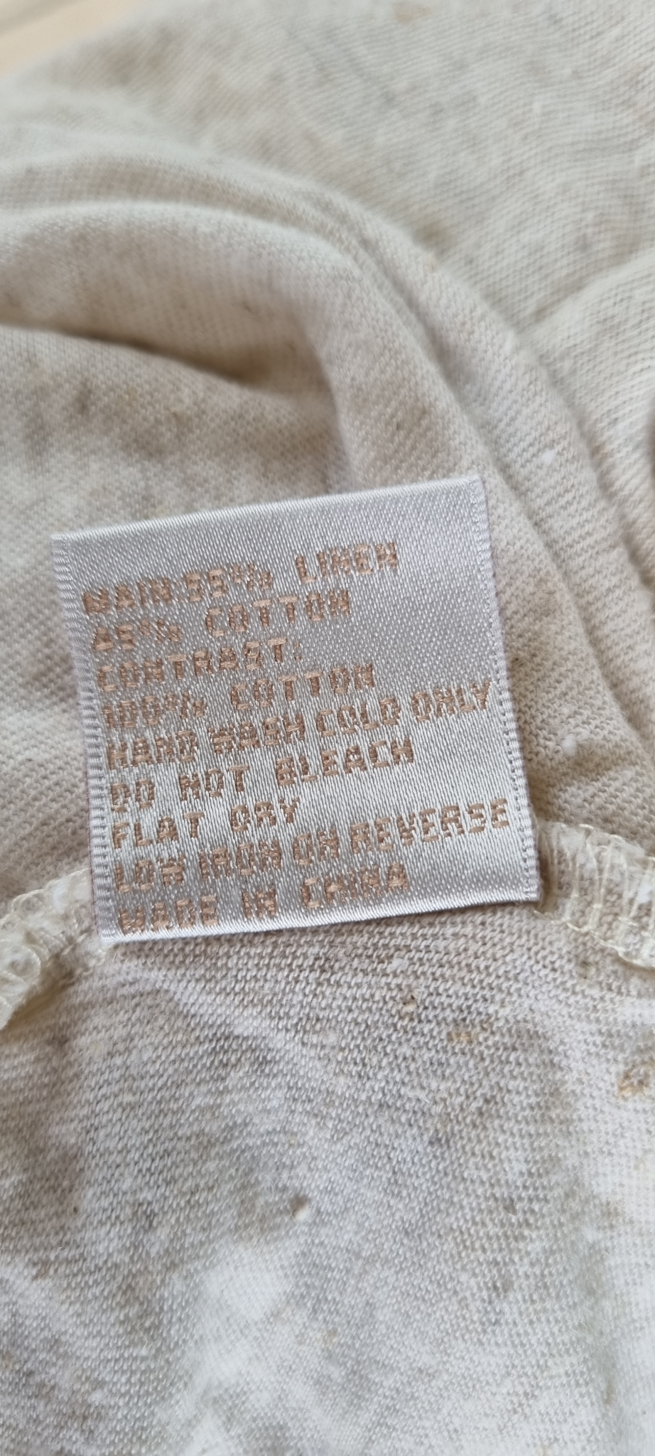 Isle of Mine Linen Blend Tunic Top size 14, image 4