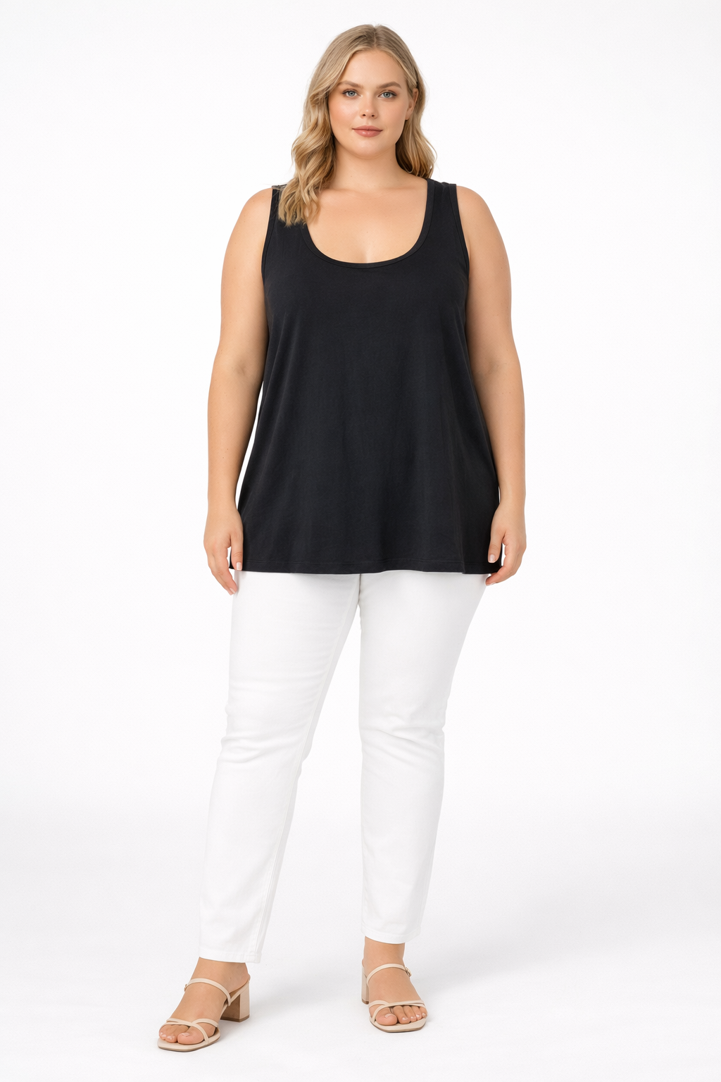 City Chic Black Top size XL