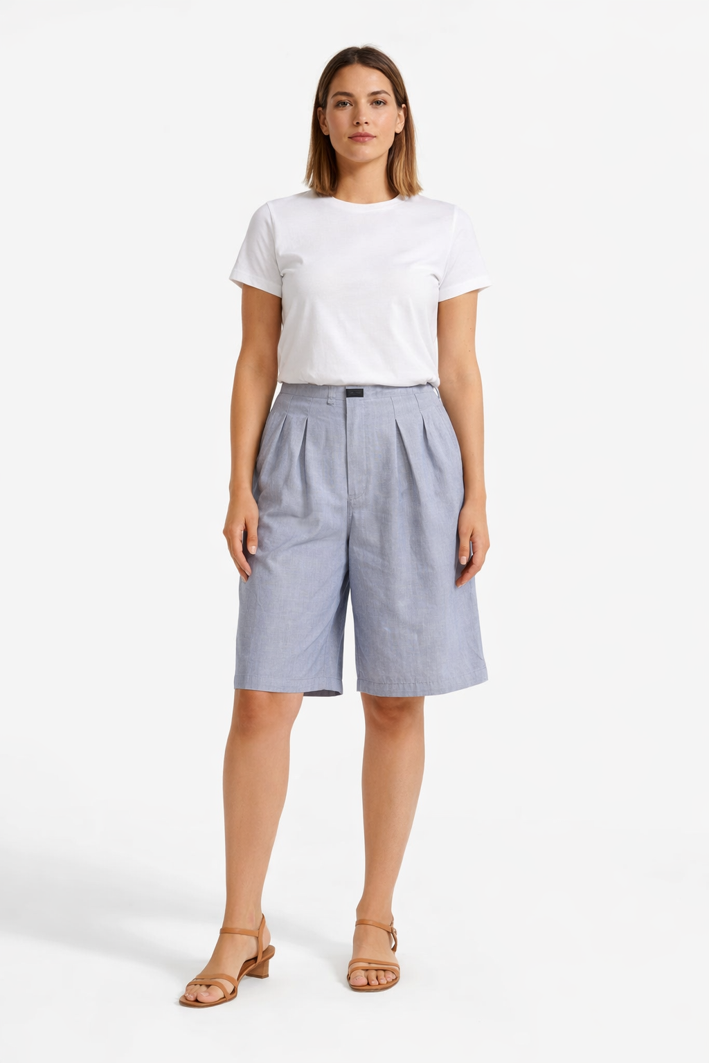 State of Play Linen Blend Shorts size 14, image 2