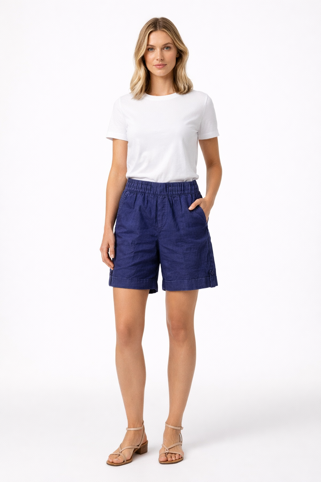 Zest Linen Shorts size 10, image 4