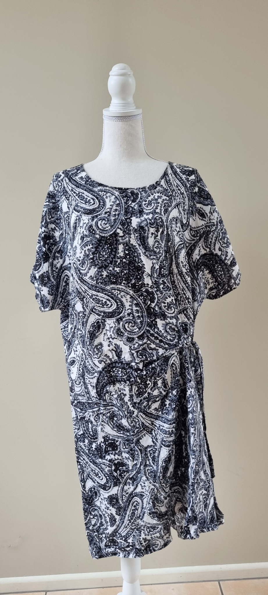 Zest Linen Dress Size 14