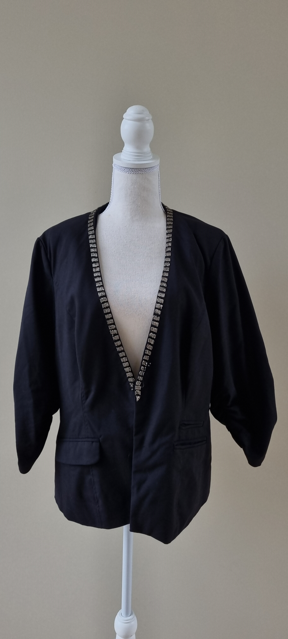City Chic Black Jacket size L