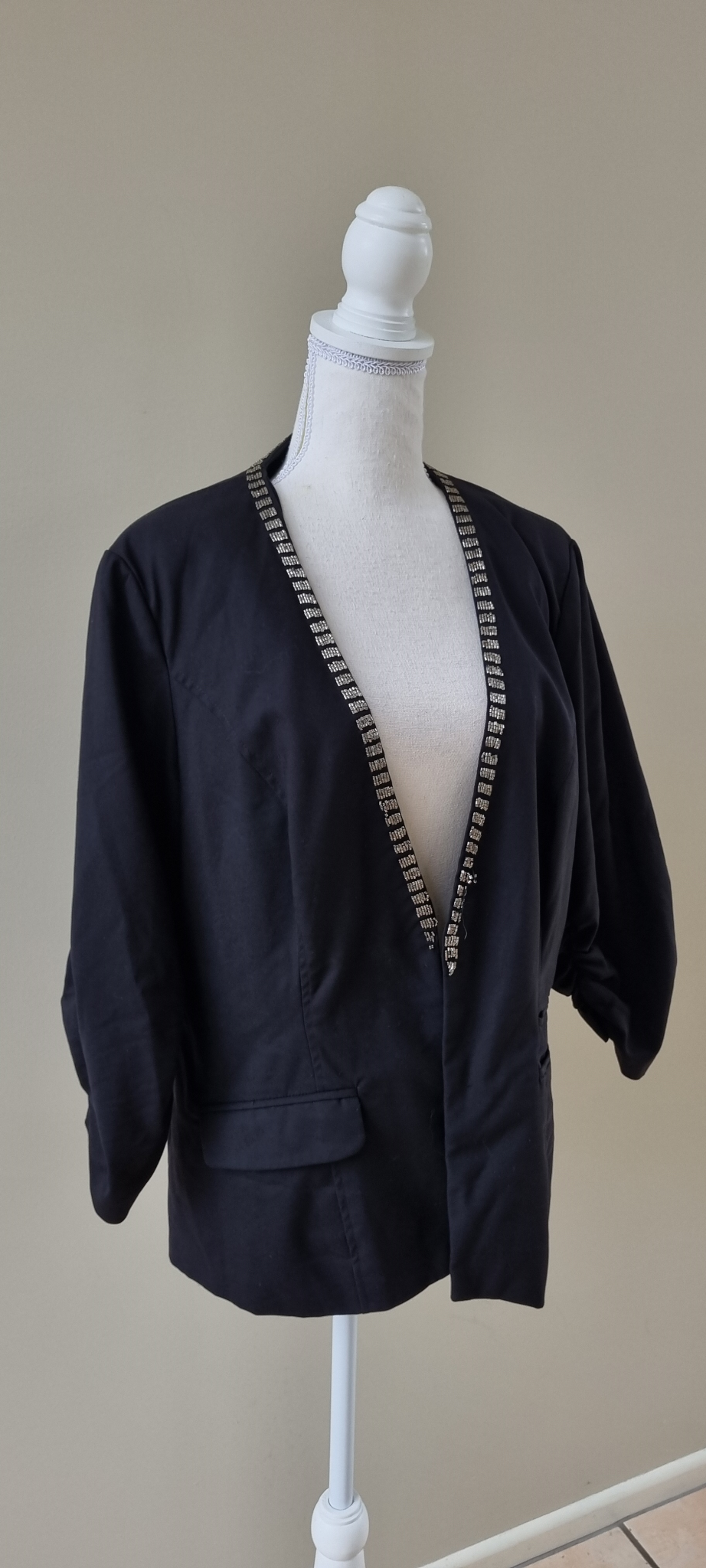 City Chic Black Jacket size L, image 2