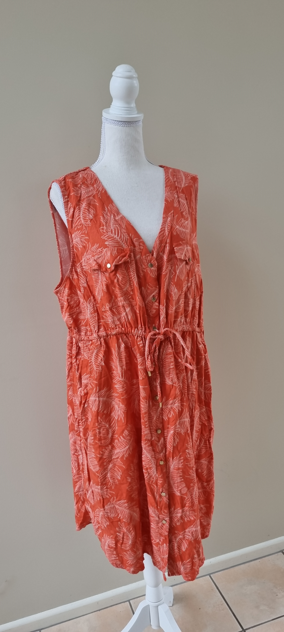Linen Blend Dress size 18, image 2