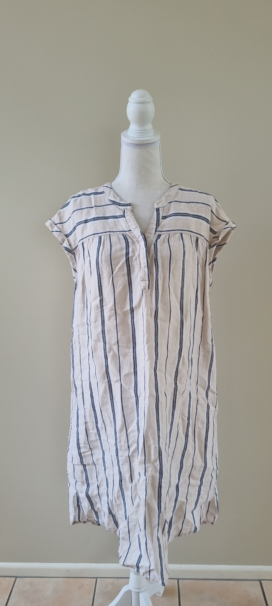 Zest Linen Dress Size 14