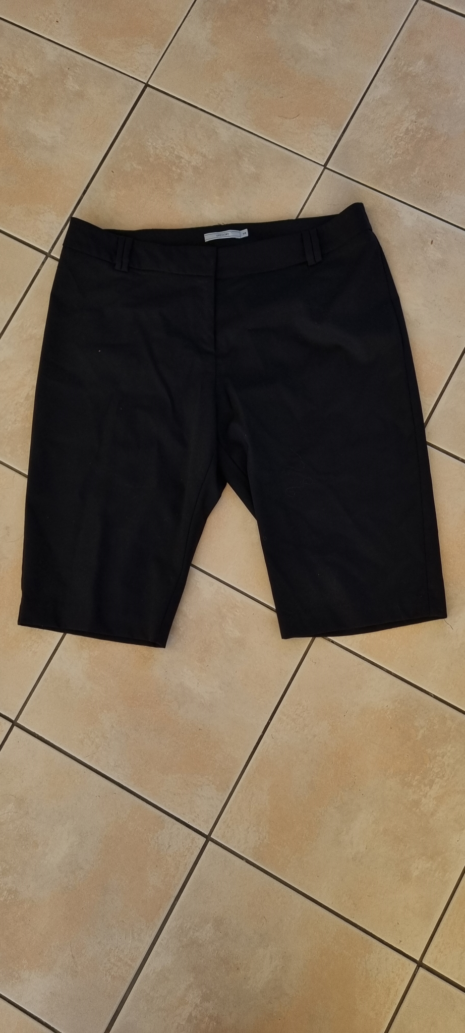 Gregory Black Wool Shorts size 14