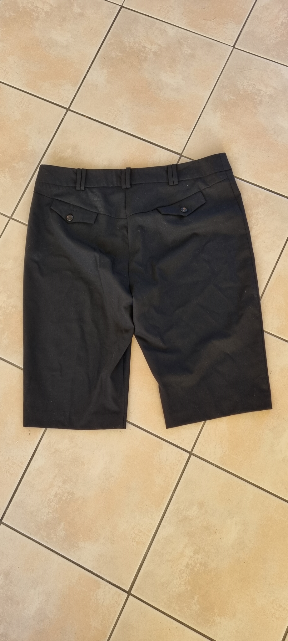 Gregory Black Wool Shorts size 14, image 2