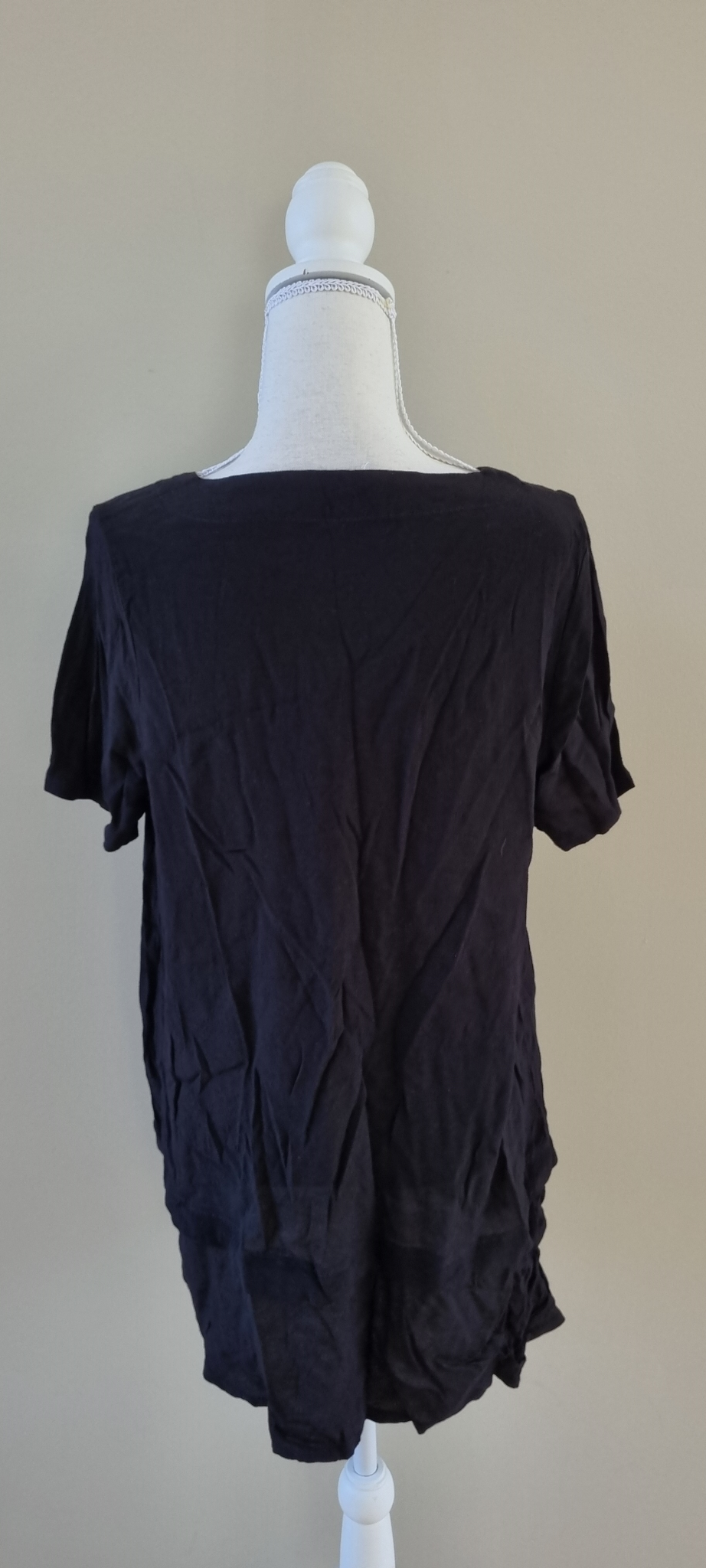 Virtuelle Black Tunic Top size 14, image 3