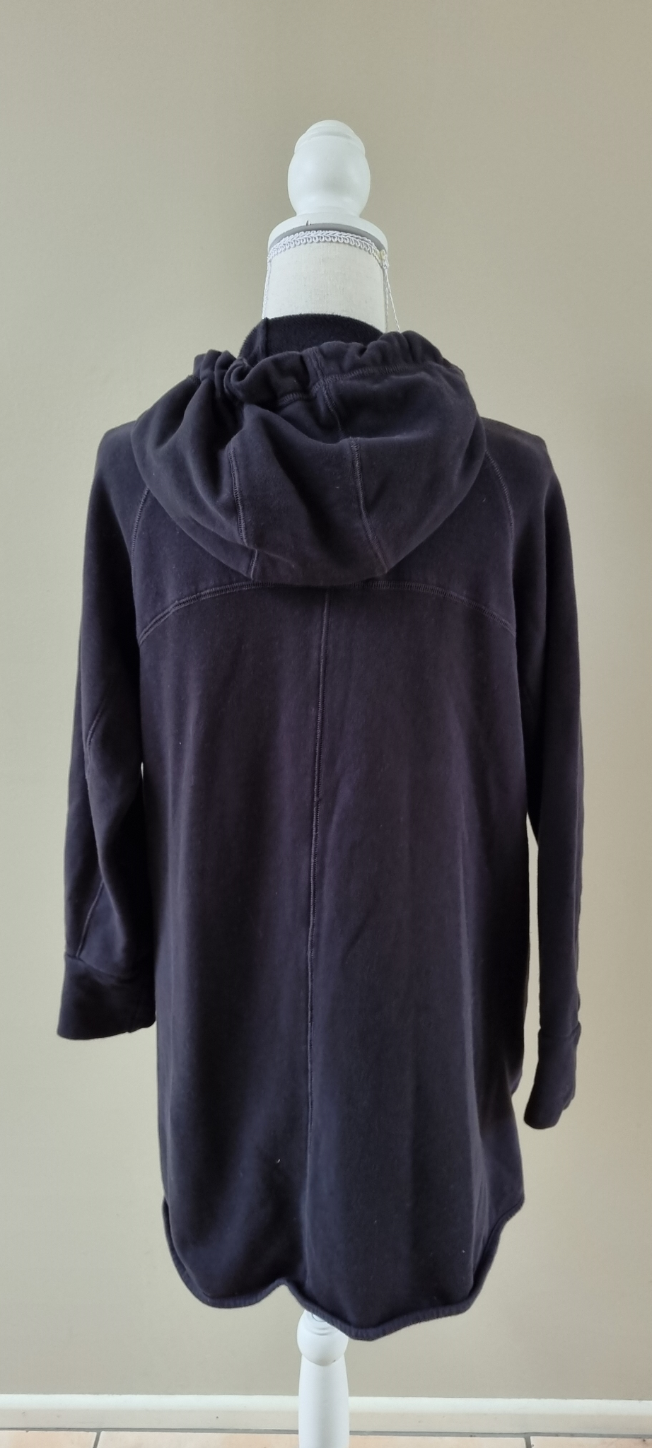 Moke Black Sweatshirt Hoodie Zip Jacket size S, image 3