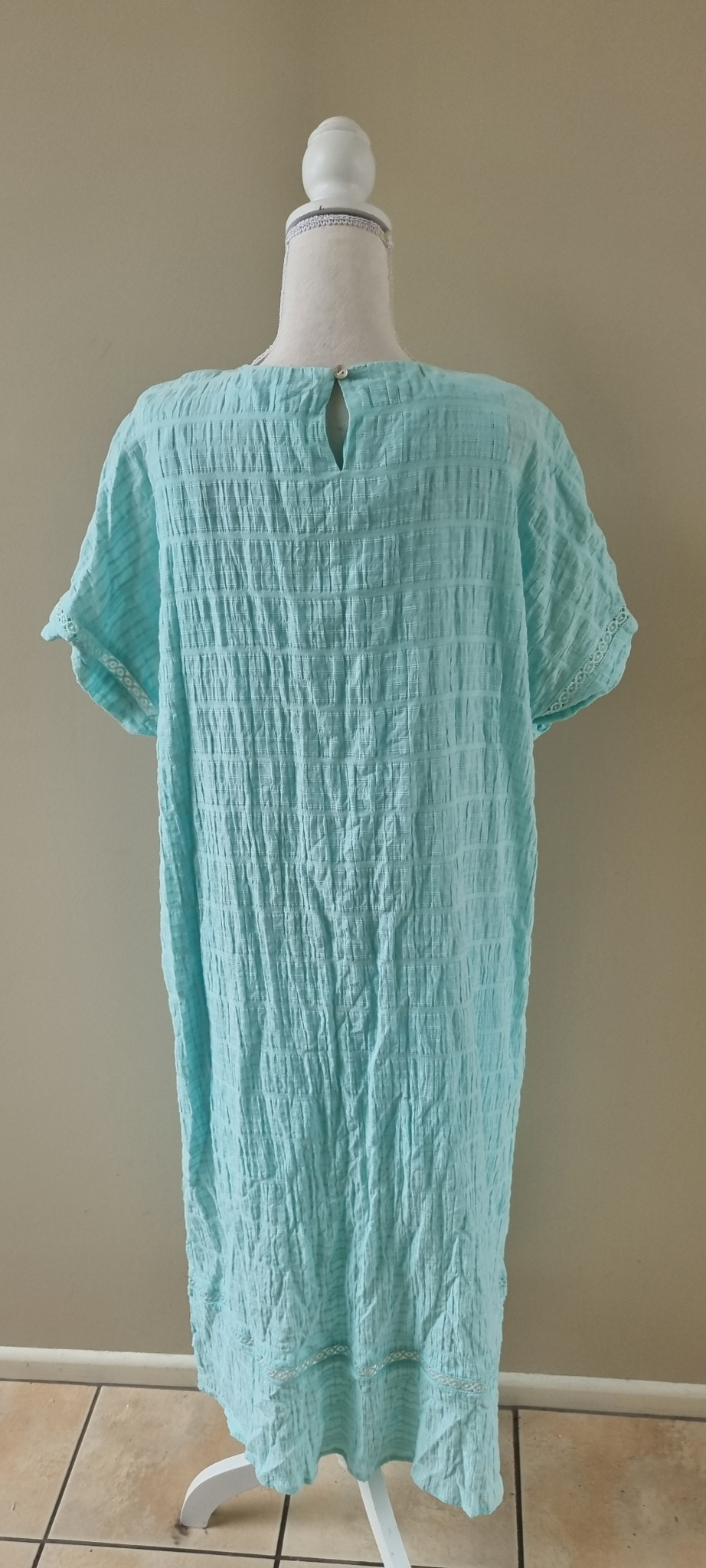 Blue Illusion Dress Size XL / 16, image 3