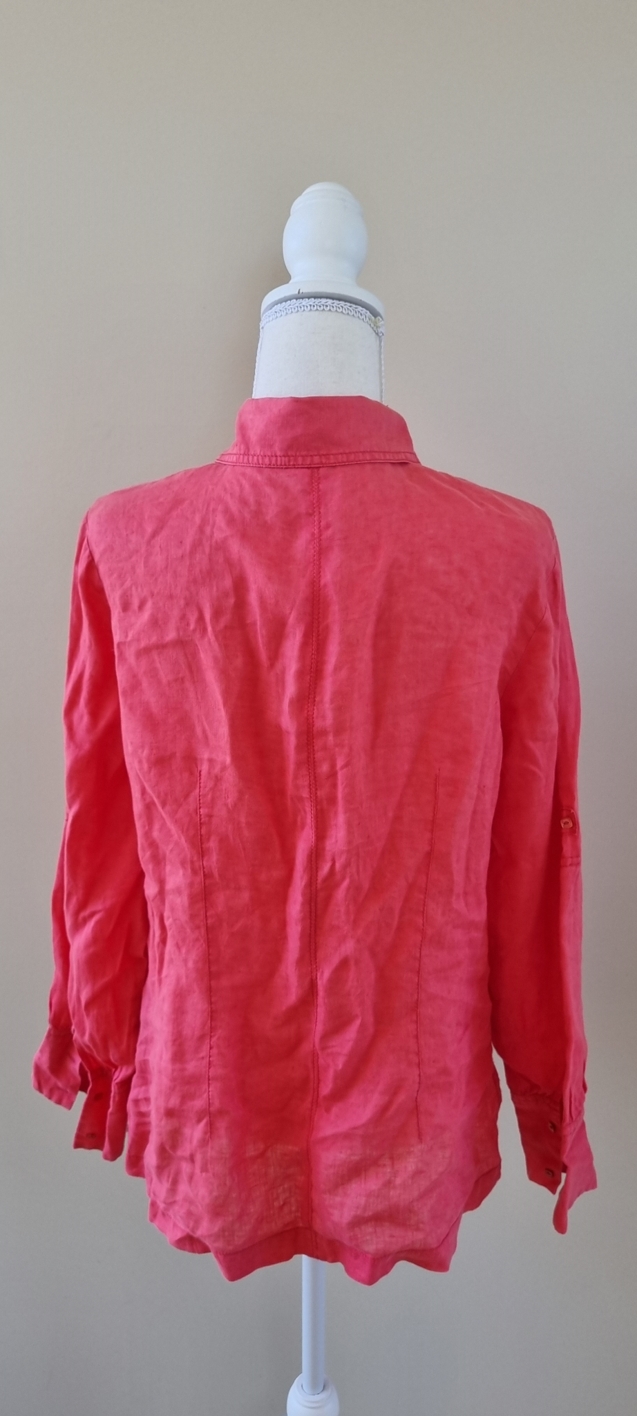 Jump Linen Tunic Shirt size 14, image 3