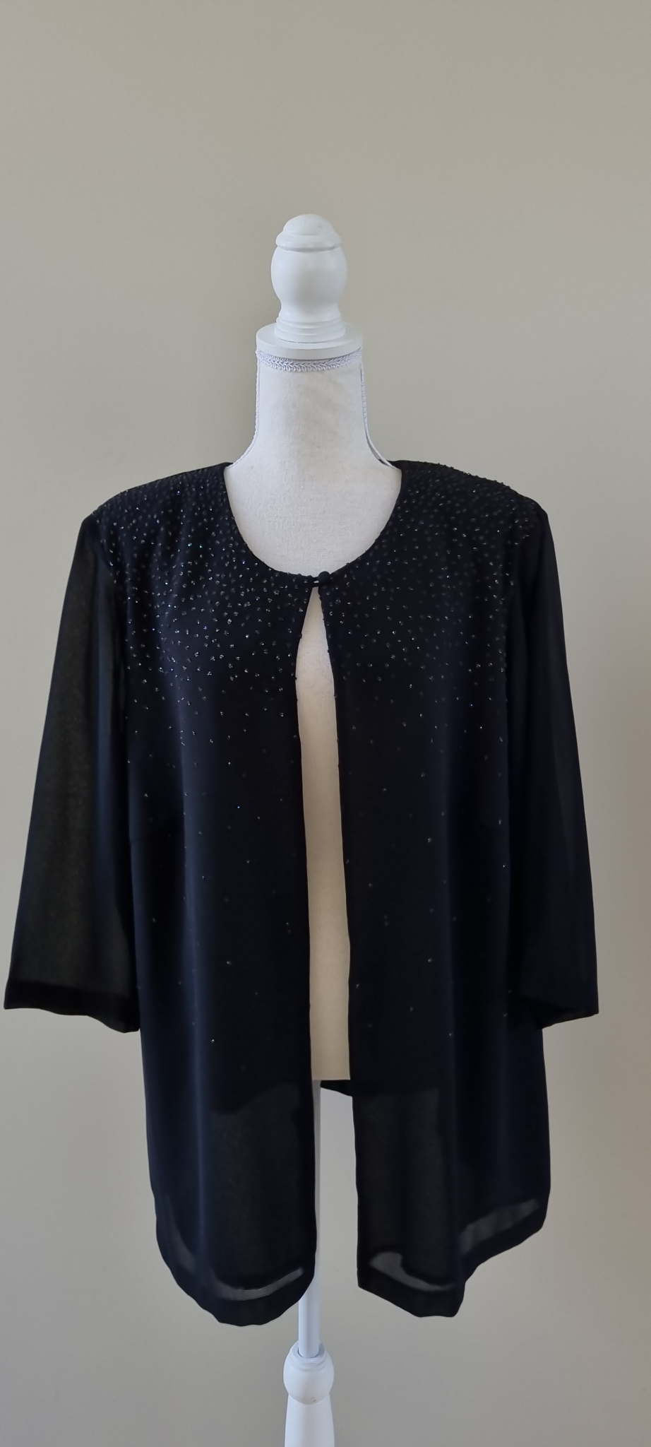 Eve Hunter Black Evening Jacket size 22