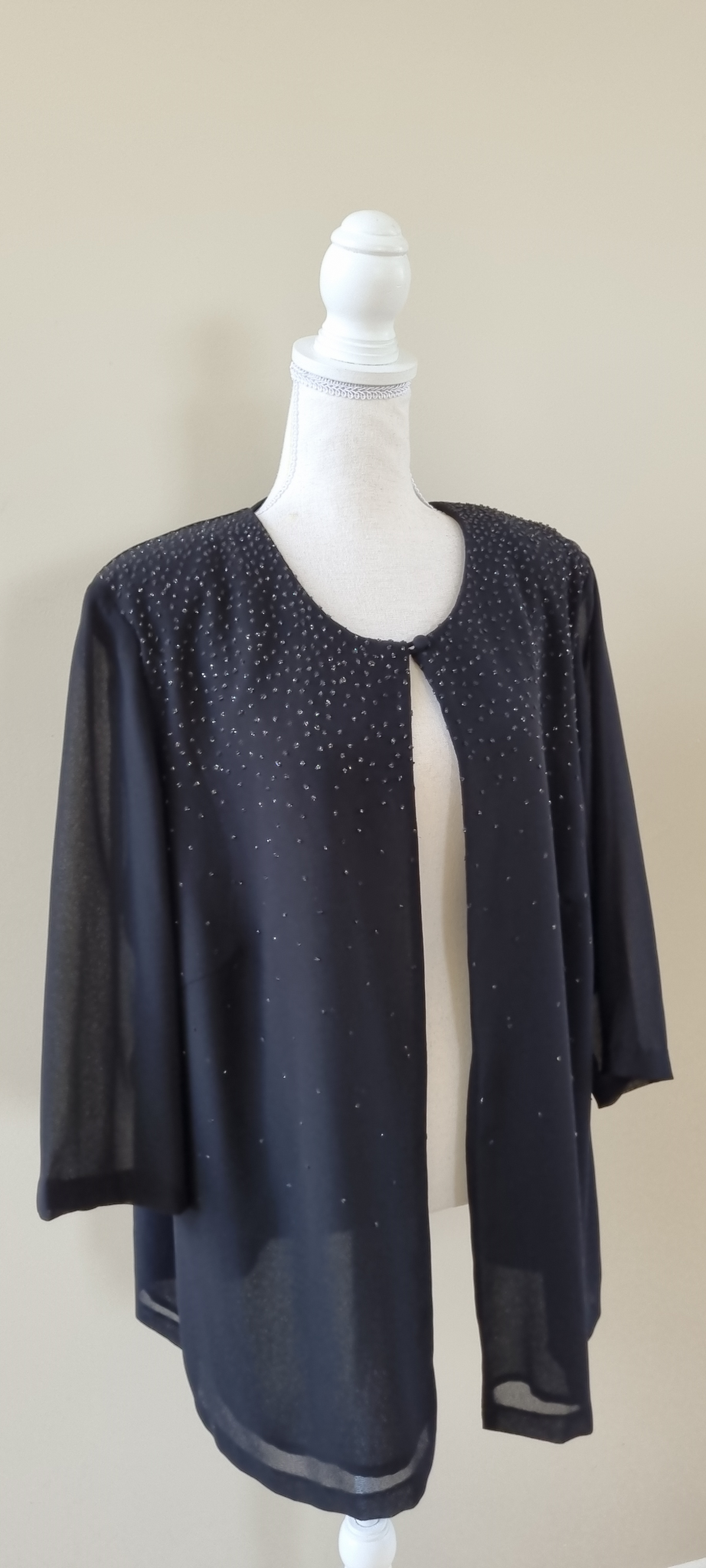 Eve Hunter Black Evening Jacket size 22, image 2