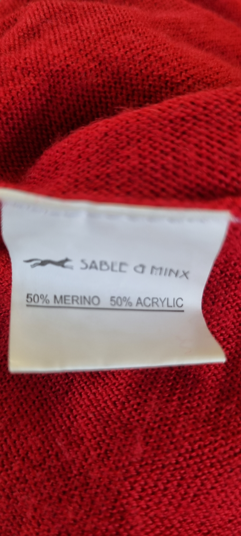 Sable & Minx Merino Wool Blend Cardigan size S, image 4