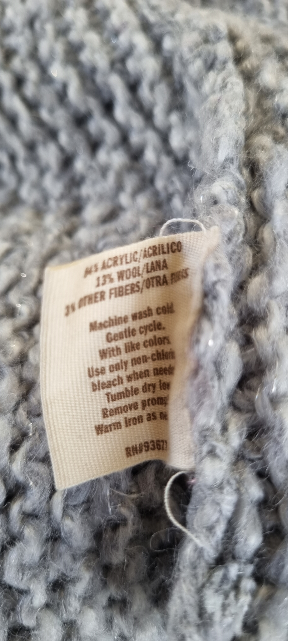 Decree Wool Blend Shrug Cardigan size M, image 5