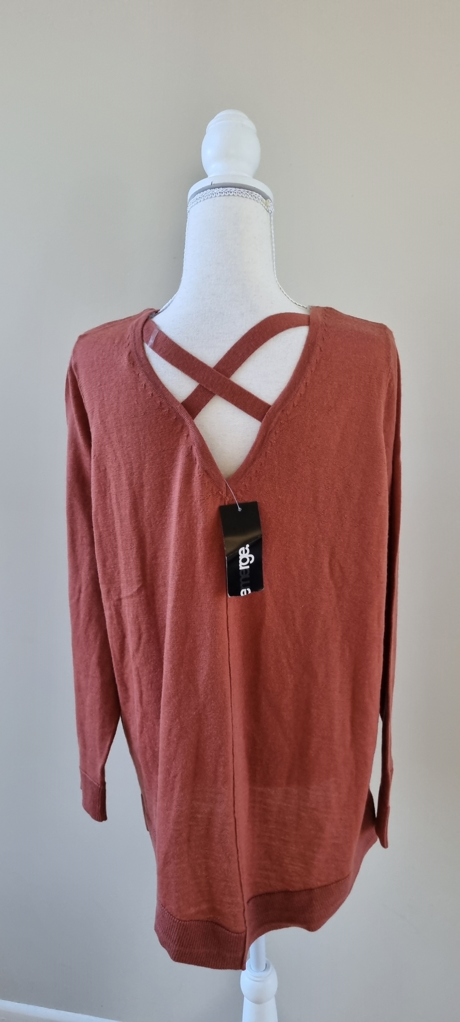 Emerge Merino Wool Jersey size M NEW WITH TAG, image 3