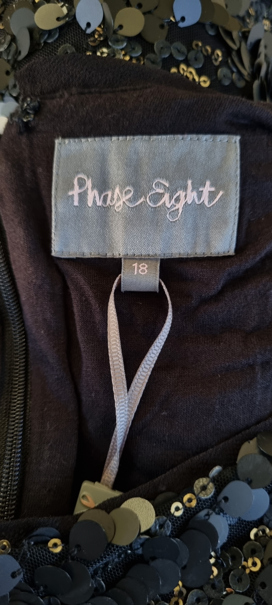 Phase Eight Sequin Dress Size 18, image 4