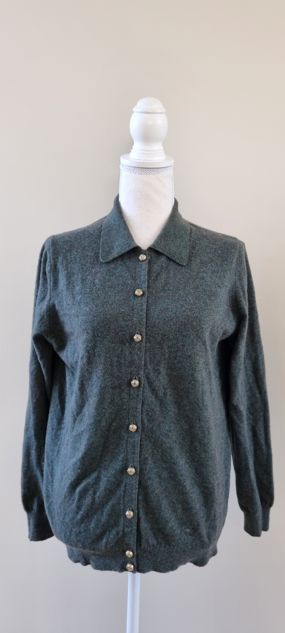 Jaeger Lambswool Cardigan size 12 to 14