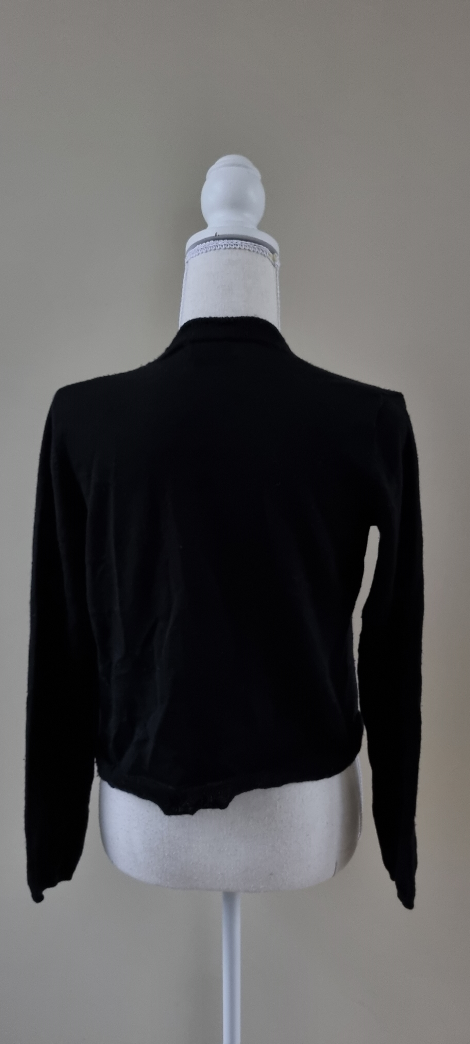 Max Black Merino Wool Cardigan size M, image 3