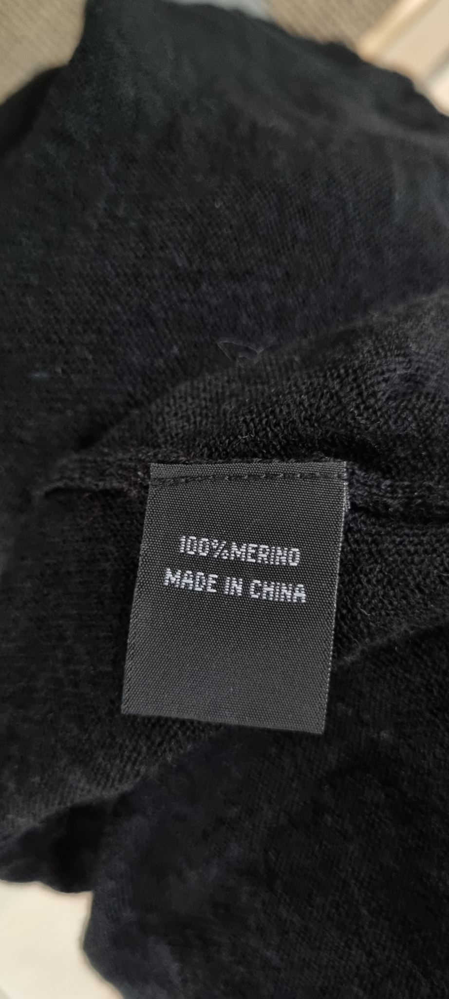 Max Black Merino Wool Cardigan size M, image 4