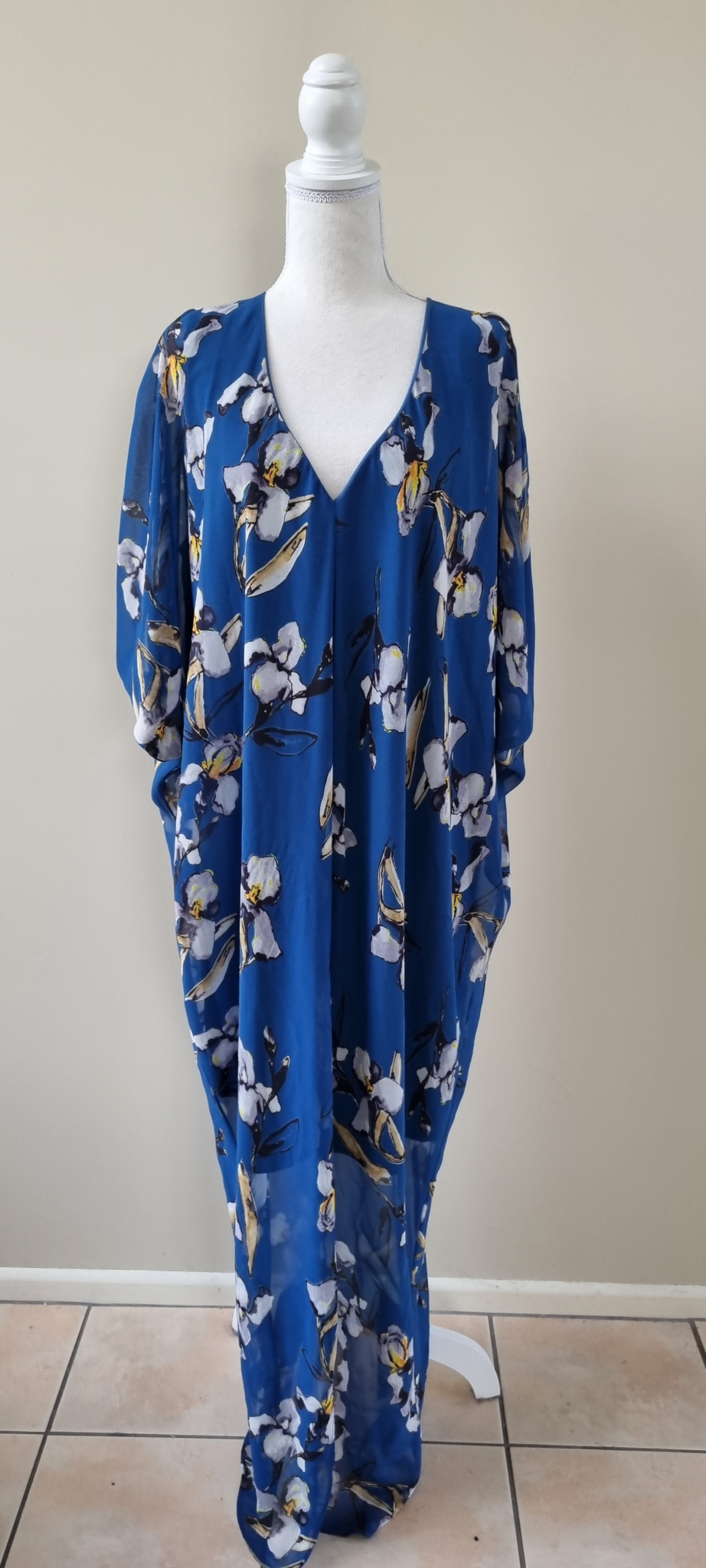 Stella Royal Maxi Dress Size 18