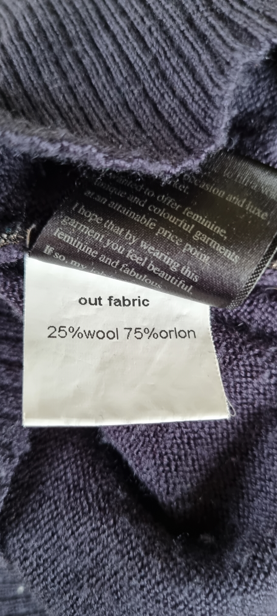 Augustine Wool Blend Jersey size M, image 5