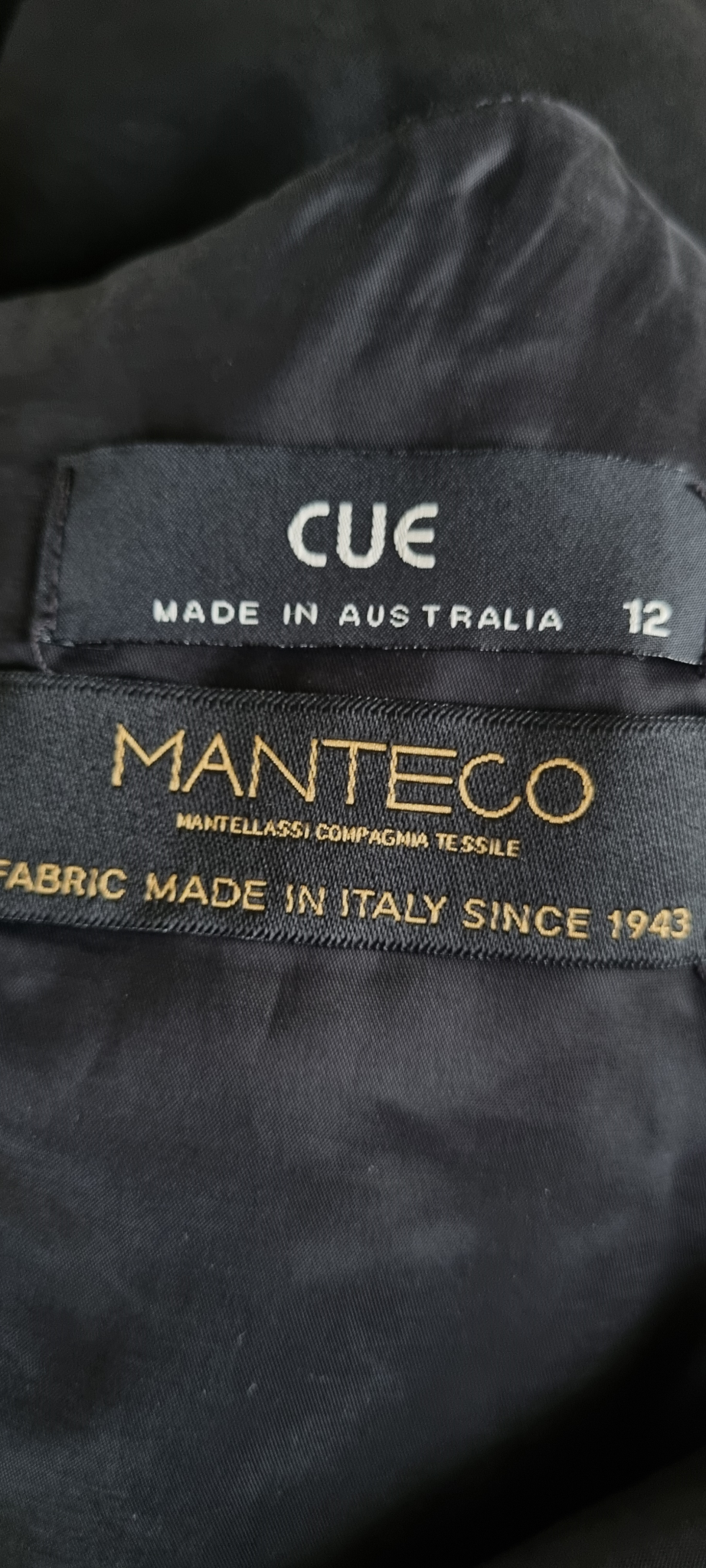 Cue Black Dress Size 12, image 4