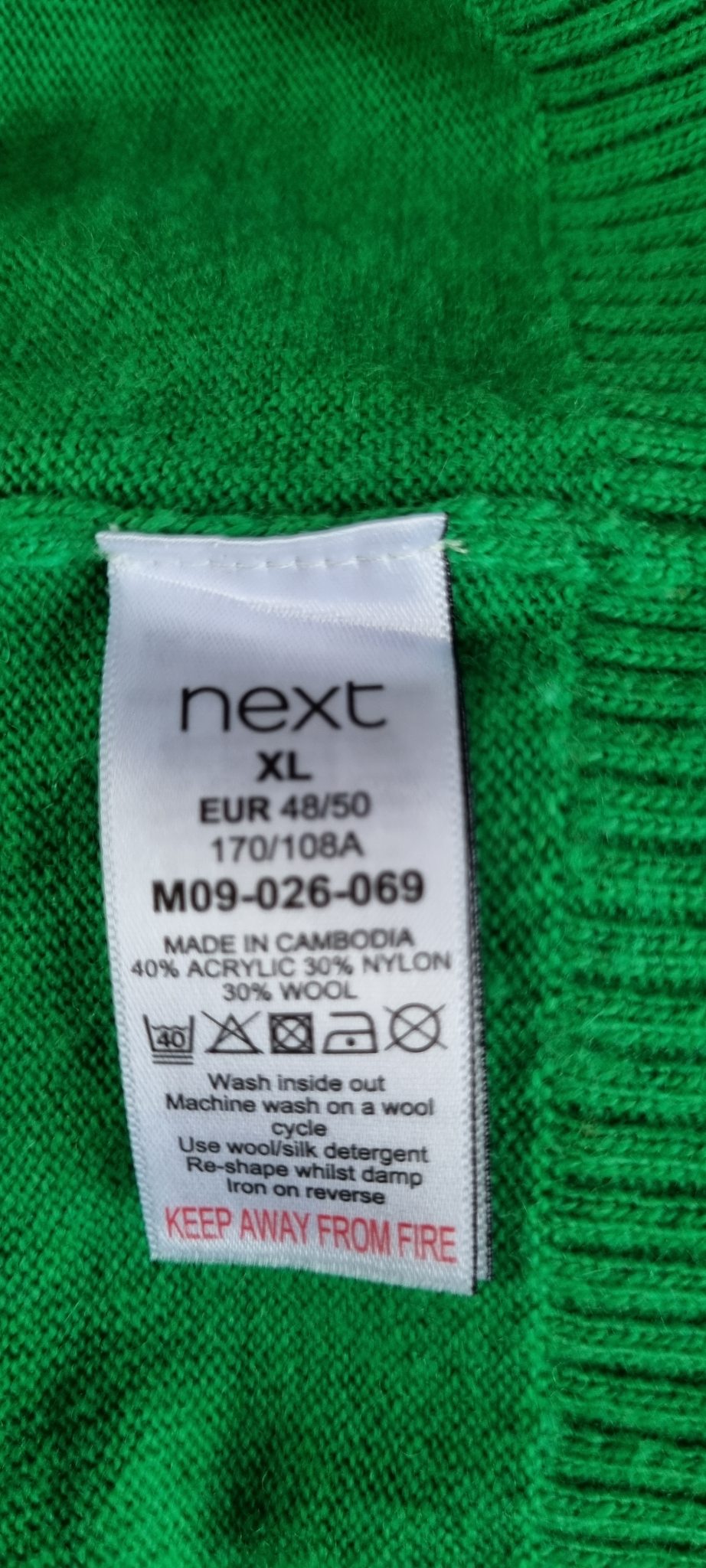 Next Wool Blend Jersey size XL, image 4