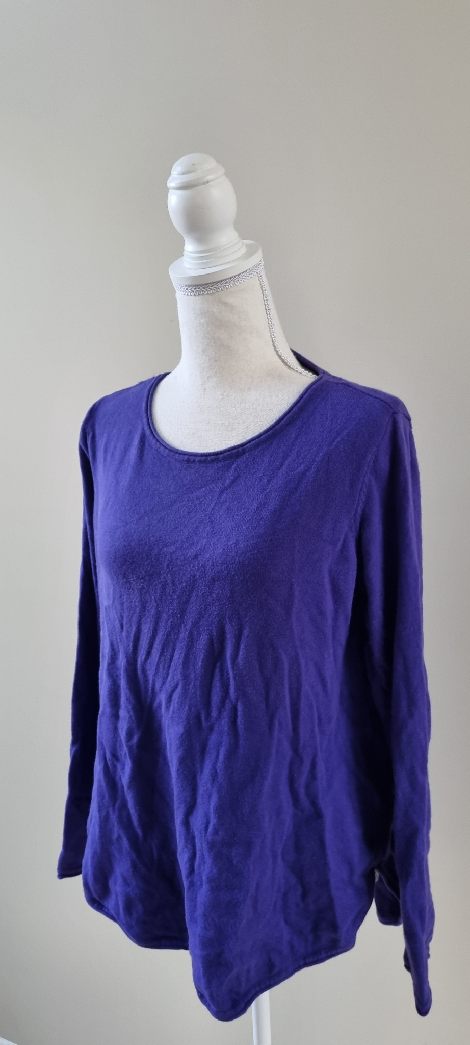 Blue Illusion Cashmere Blend Jersey size M, image 2