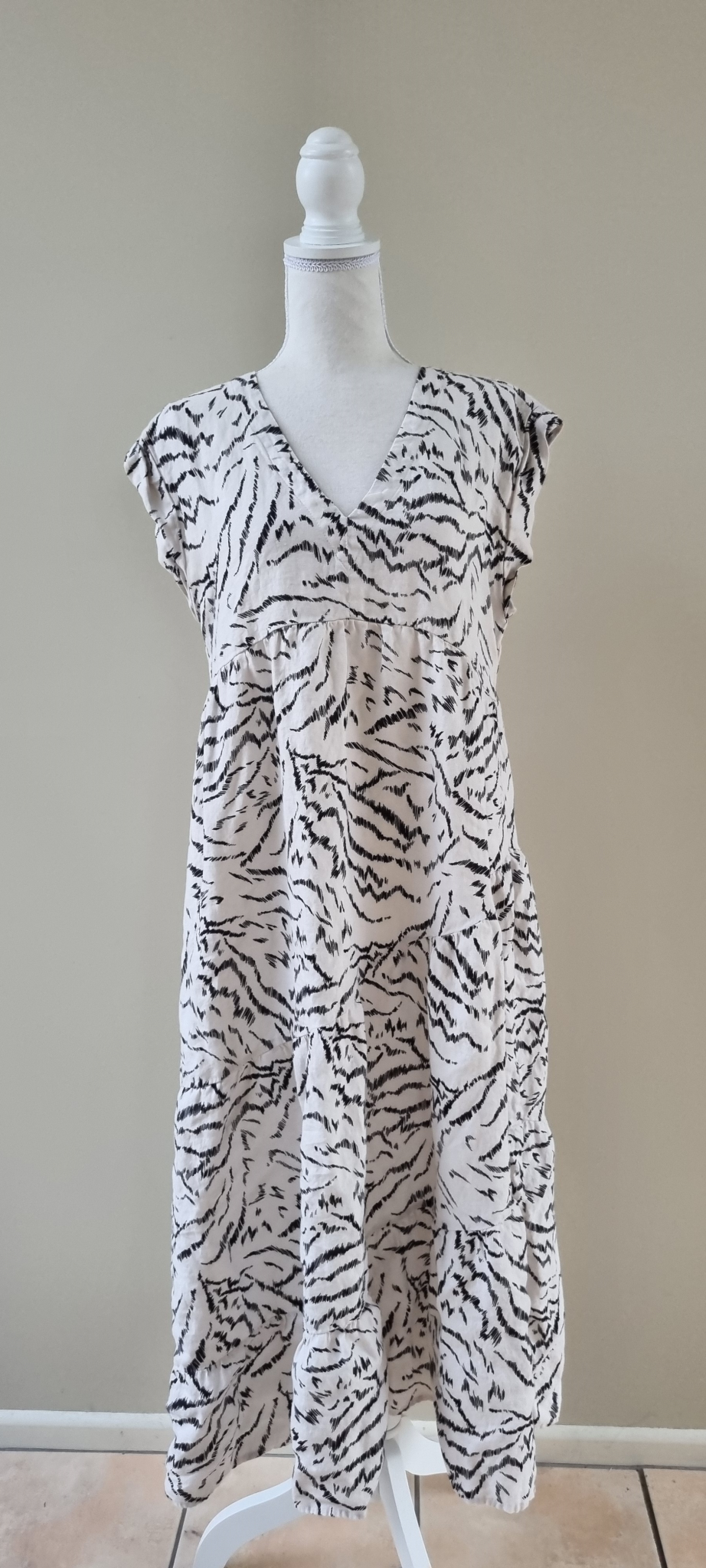 Zest Linen Dress Size 12