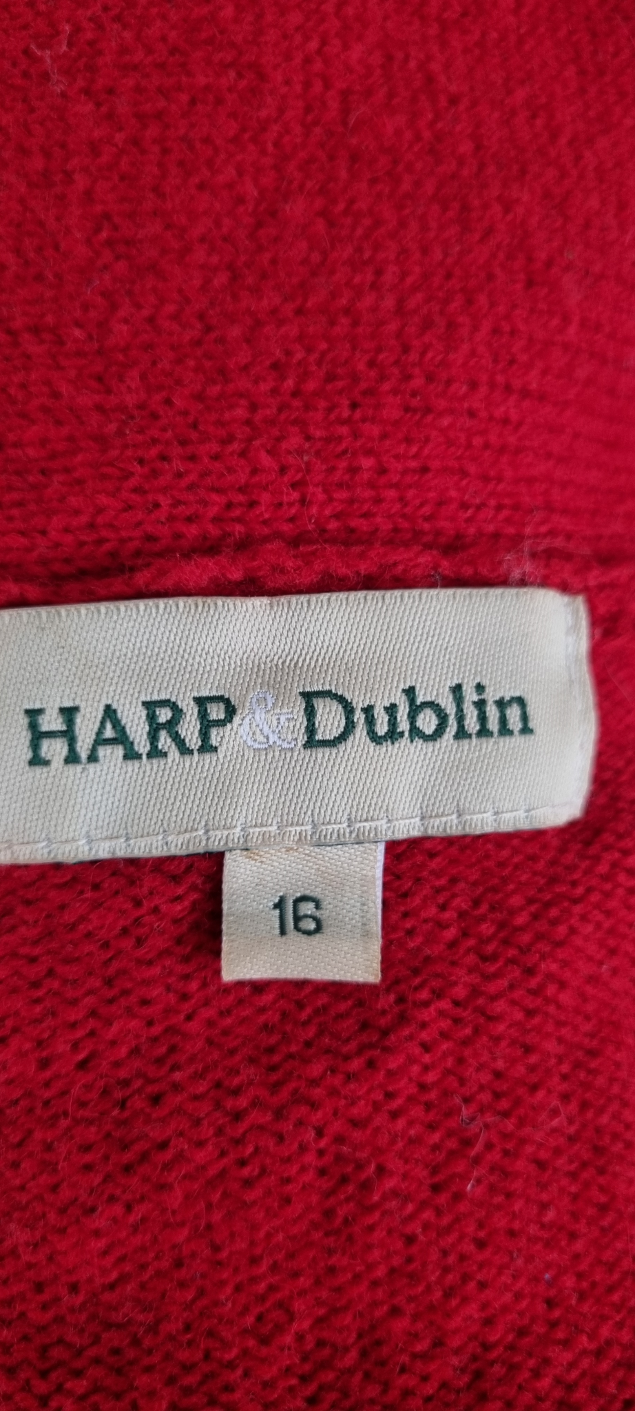 Harp & Dublin Lambswool Cardigan size 16, image 5