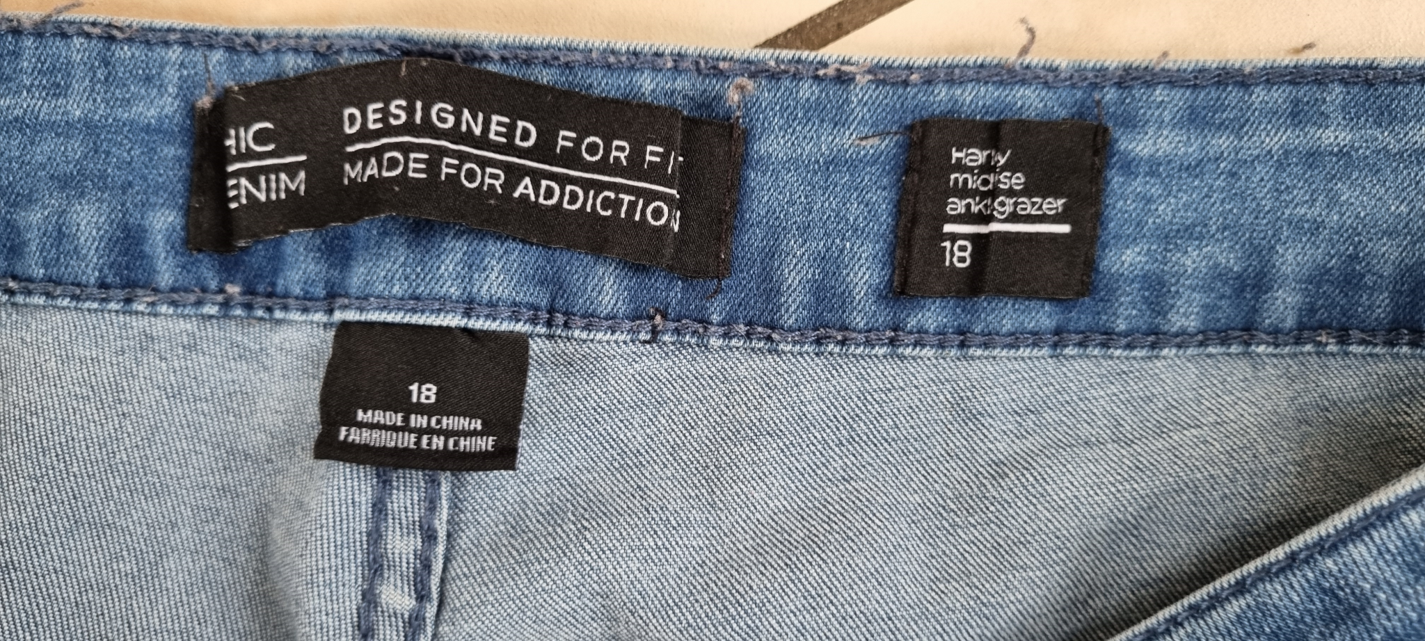 City Chic Blue Harley Jeans size 18, image 3