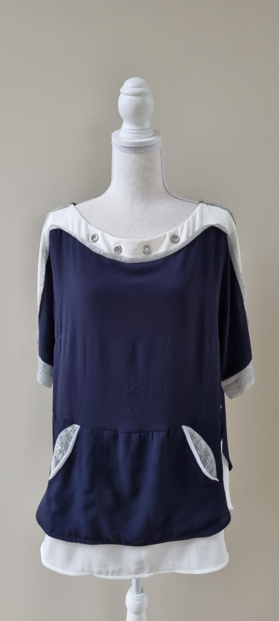 Sophye Made in Italy Tunic Top size 16