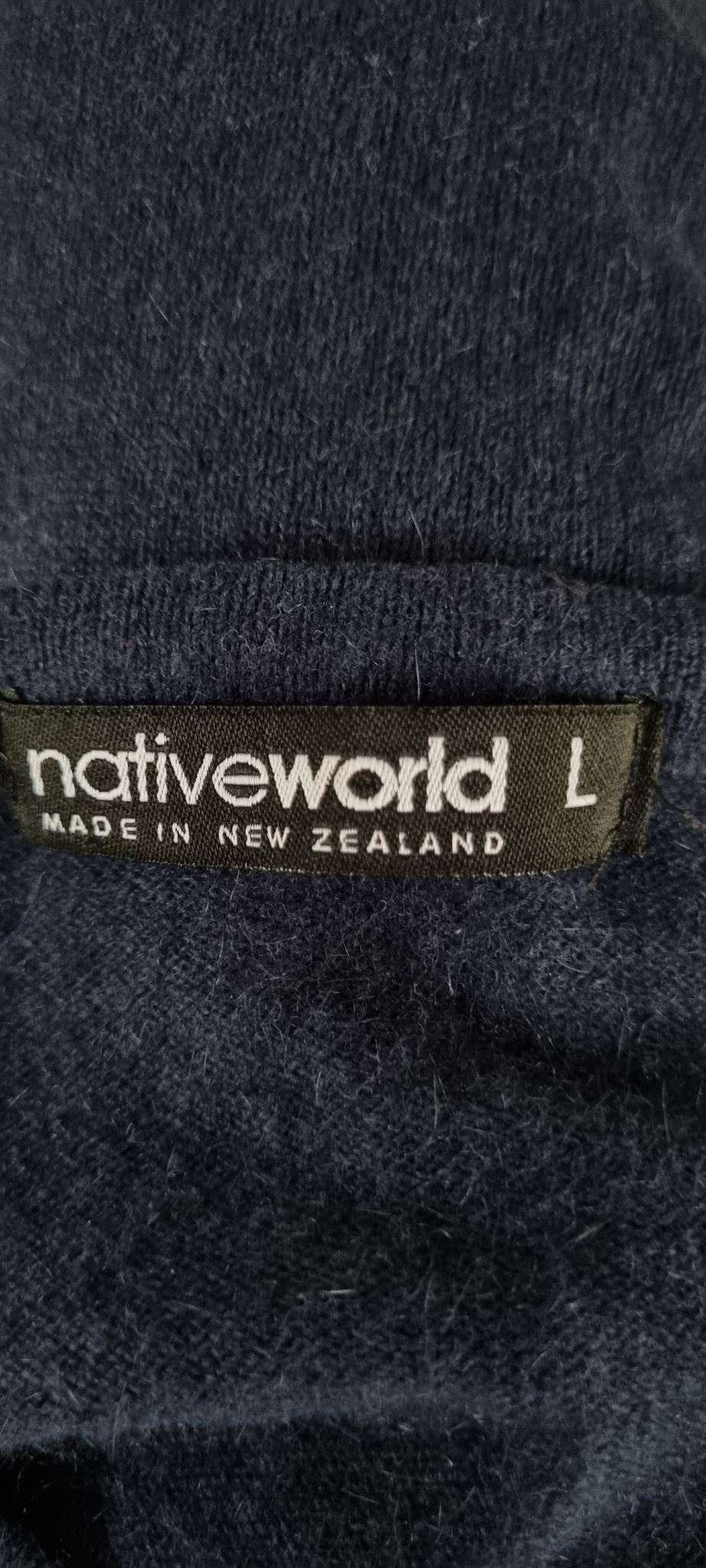 Native World Possum Merino Silk Cardigan size L, image 5