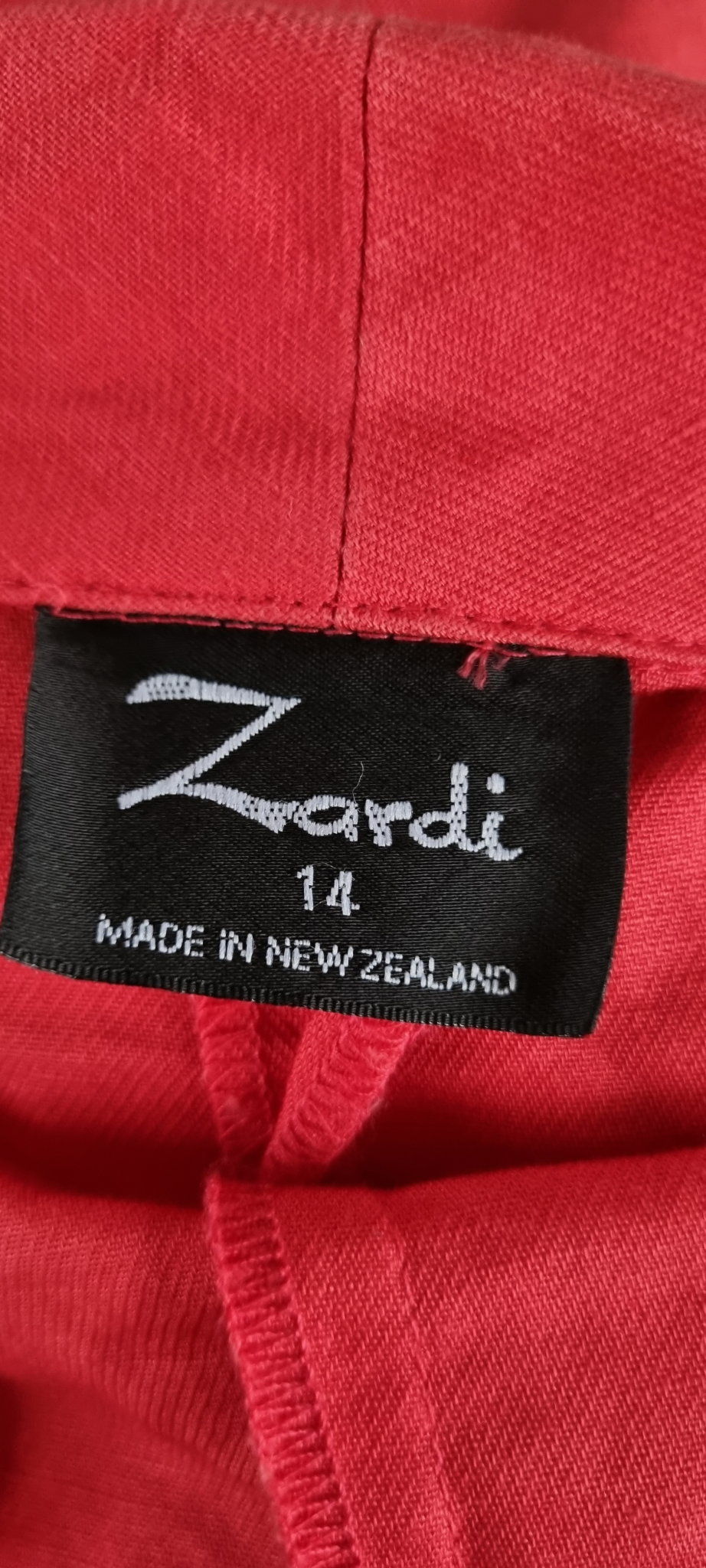 Zardi Linen Blend Jacket Size 14, image 4