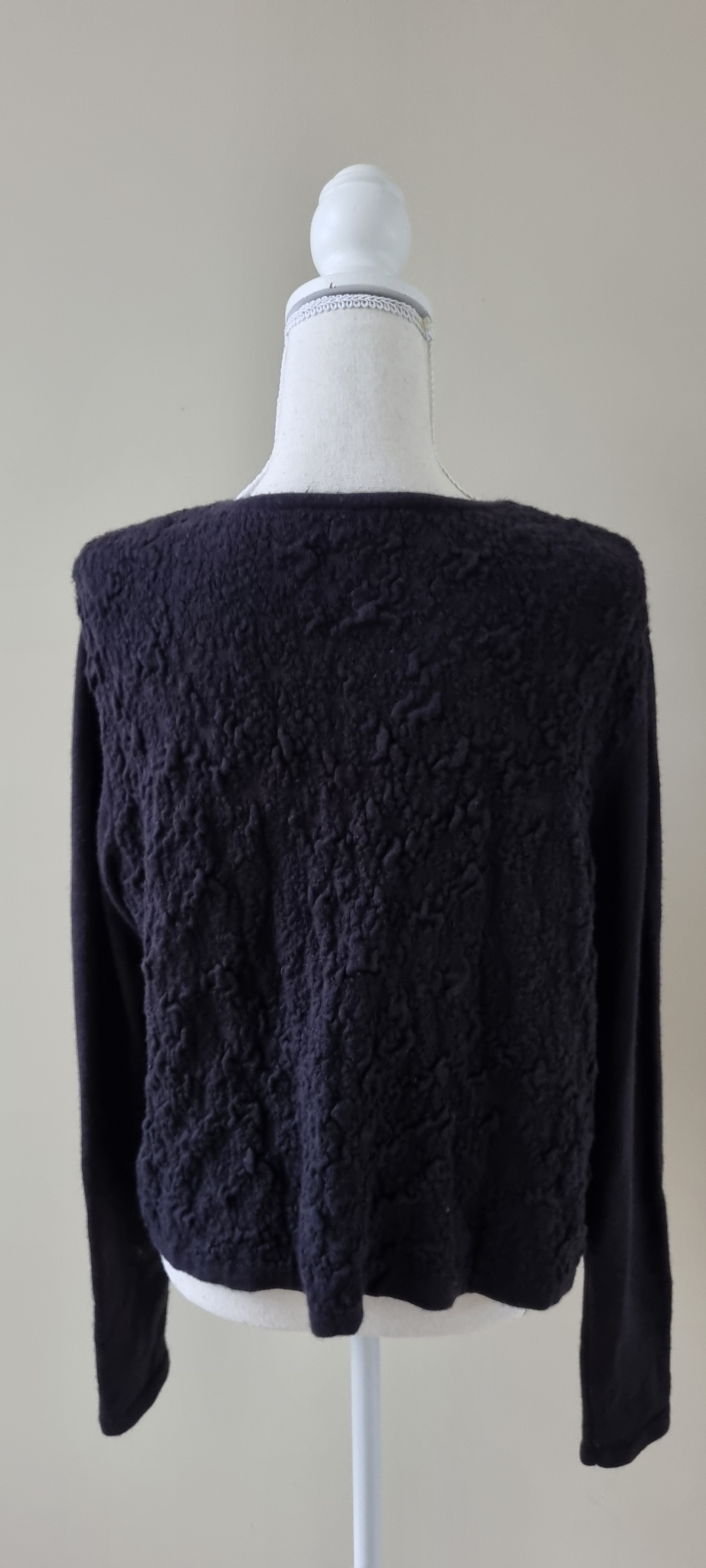 Verge Black Wool Blend Margot Jacket Size L, image 3