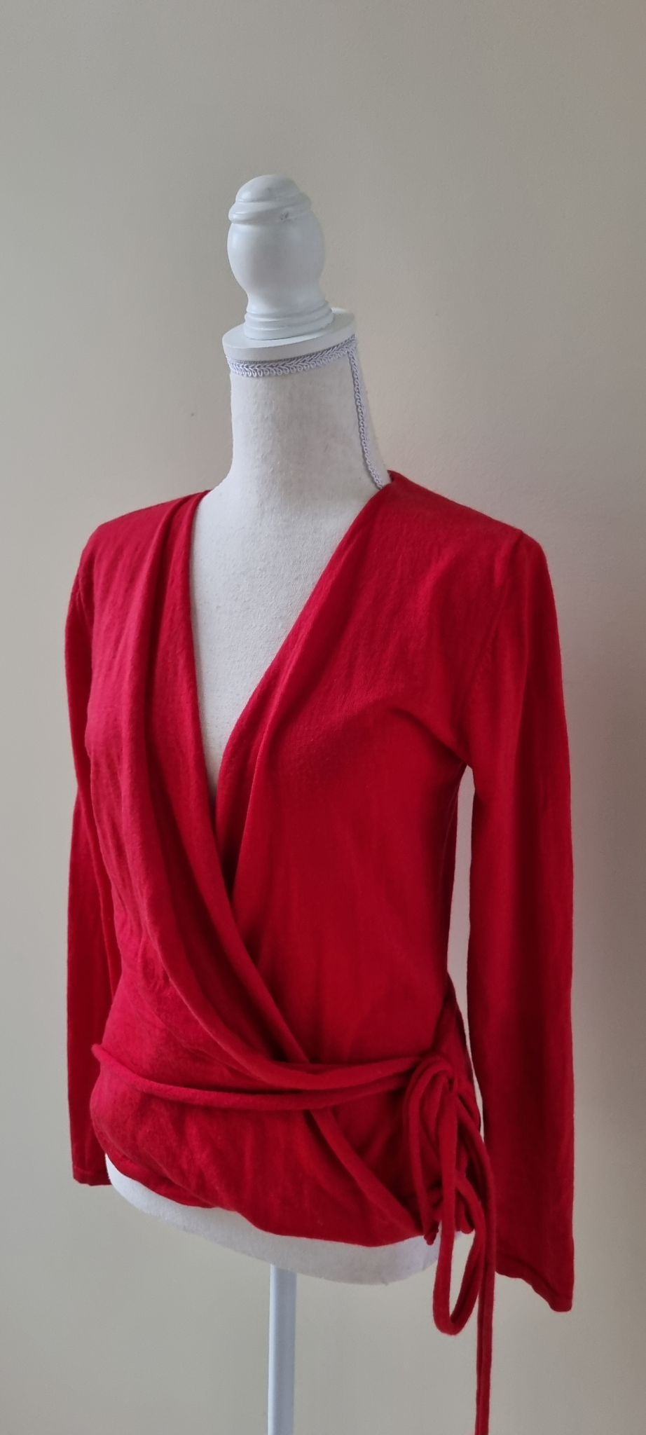 Marilyn Seyb Merino Wool Wrap Style Top size 14, image 2